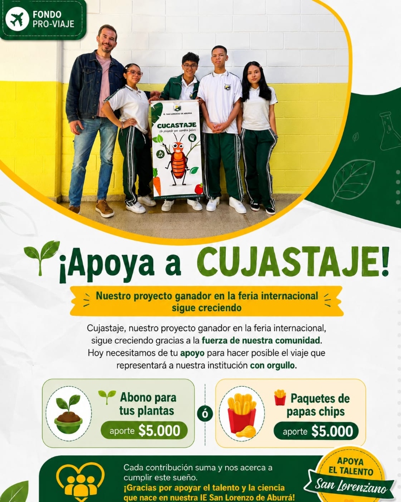 Flyer Campaña Pro-Viaje Cucastaje